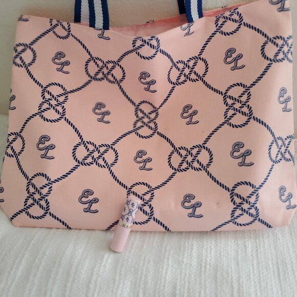Brand New Lipstick by Estee Lauder, and tote bag Elegant Patterns - Picture 2 of 13